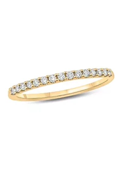 1/5 ct. t.w. Diamond Anniversary Ring 10K Yellow Gold
