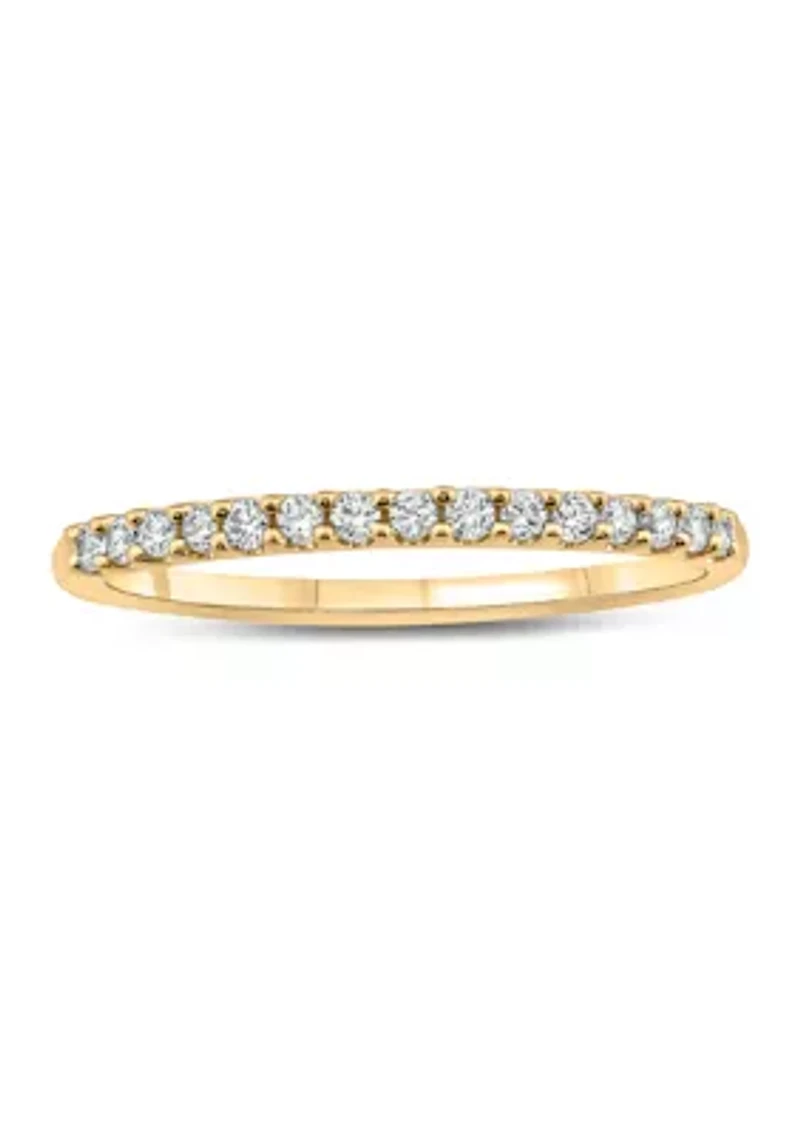 1/5 ct. t.w. Diamond Anniversary Ring 10K Yellow Gold