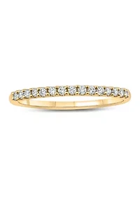 1/5 ct. t.w. Diamond Anniversary Ring 10K Yellow Gold