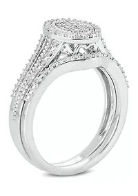 1/5 ct. t.w. Diamond Bridal Ring Sterling Silver