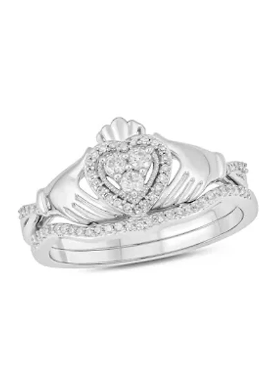 1/4 ct. t.w. Diamond Bridal Ring 10k White Gold