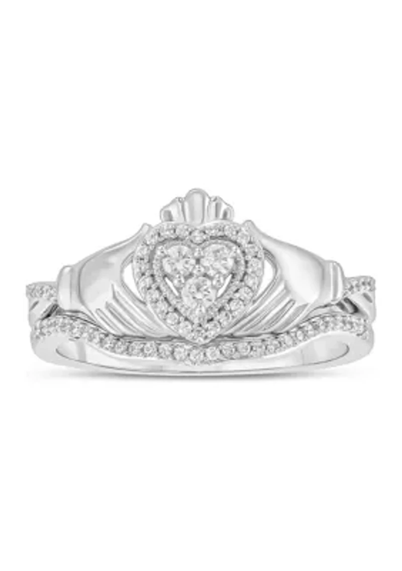 1/4 ct. t.w. Diamond Bridal Ring 10k White Gold
