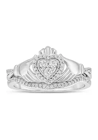 1/4 ct. t.w. Diamond Bridal Ring 10k White Gold