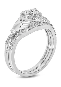 1/4 ct. t.w. Diamond Bridal Ring 10k White Gold