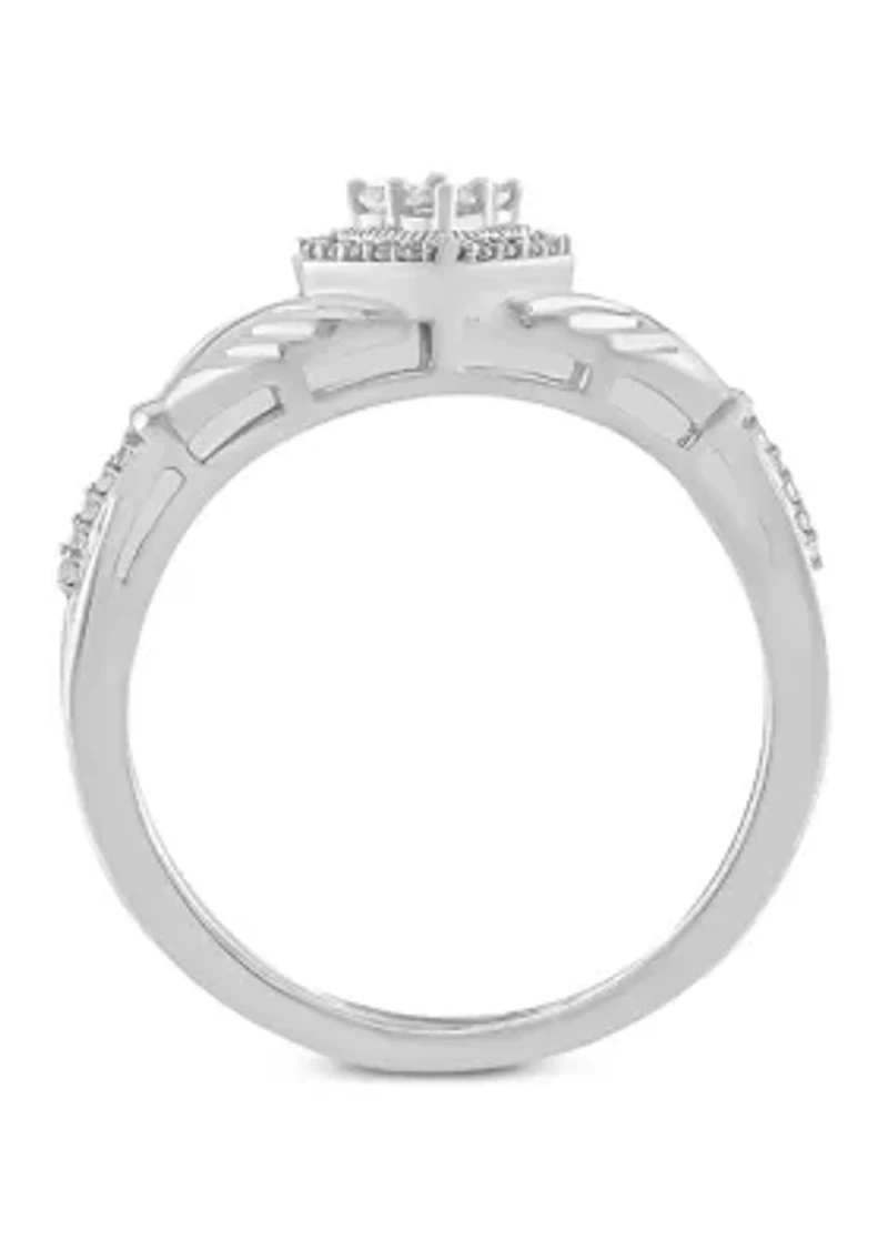 1/4 ct. t.w. Diamond Bridal Ring 10k White Gold