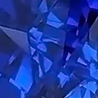 1/10 ct. t.w. Baguette Round White Diamond Synthetic Blue Sapphire Chevron V Anniversary Ring Sterling Silver