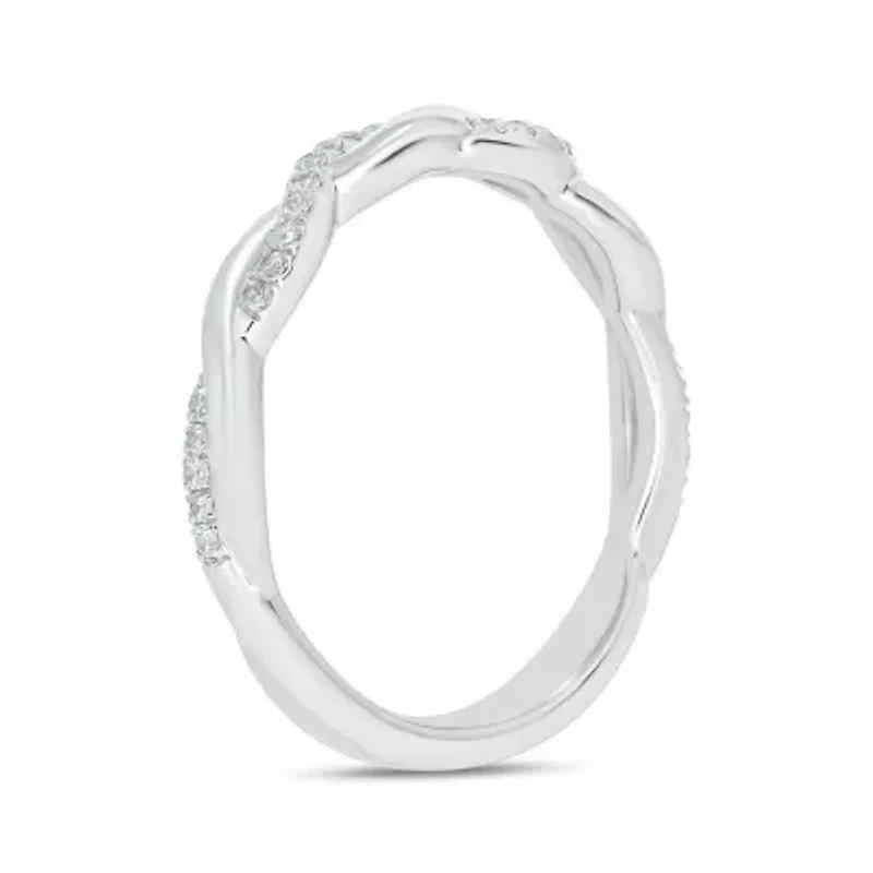 1/10 ct. t.w. Diamond Anniversary Band Sterling Silver