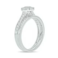 1/3 ct. t.w. Diamond Miracle Bridal Ring Sterling Silver