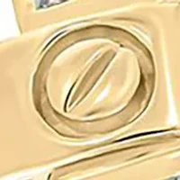 1/4 ct. t.w. Diamond Cuban Men's Band 10K Yellow Gold
