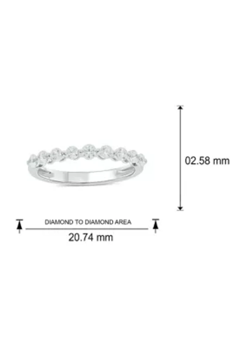ct. t.w. Diamond Anniversary Band 14K Gold