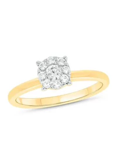 3/8 ct. t.w. Diamond Engagement Ring 10K Gold