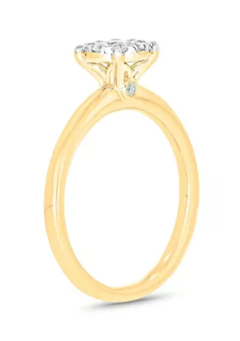 3/8 ct. t.w. Diamond Engagement Ring 10K Gold