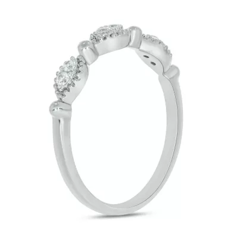 1/10 ct. t.w. Diamond Anniversary Band 10K White Gold