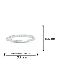 1/3 ct. t.w. Diamond Anniversary Band 10K Gold
