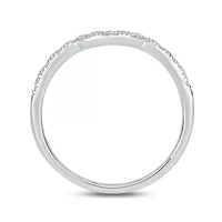 1/ ct. t.w. Diamond Bridal Ring Sterling Silver