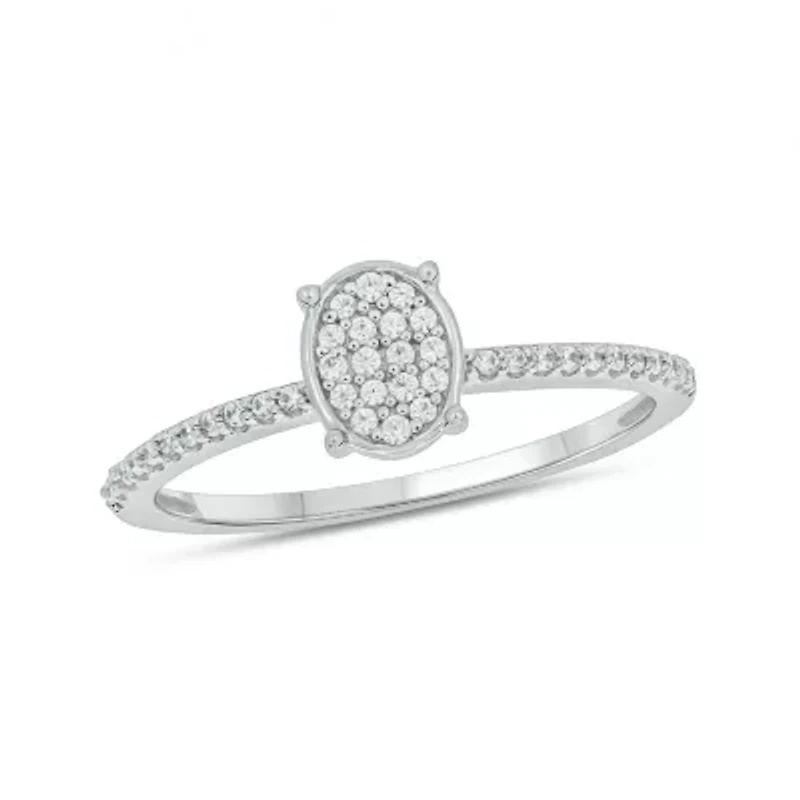 1/5 ct. t.w. Diamond Promise Ring Sterling Silver