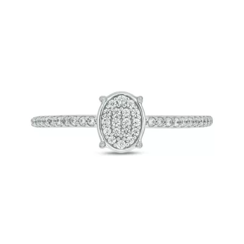 1/5 ct. t.w. Diamond Promise Ring Sterling Silver