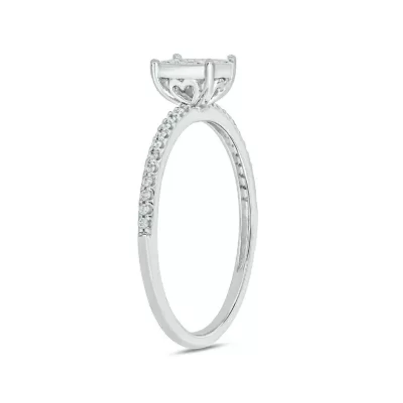 1/5 ct. t.w. Diamond Promise Ring Sterling Silver