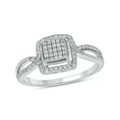 1/4 ct. t.w. Diamond Promise Ring Sterling Silver