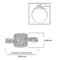 1/4 ct. t.w. Diamond Promise Ring Sterling Silver