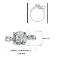 1/4 ct. t.w. Diamond Promise Ring Sterling Silver