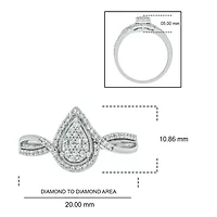 1/4 ct. t.w. Diamond Promise Ring Sterling Silver