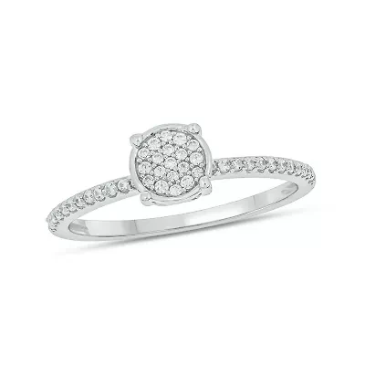 1/5 ct. t.w. Diamond Promise Ring Sterling Silver