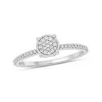 1/5 ct. t.w. Diamond Promise Ring Sterling Silver