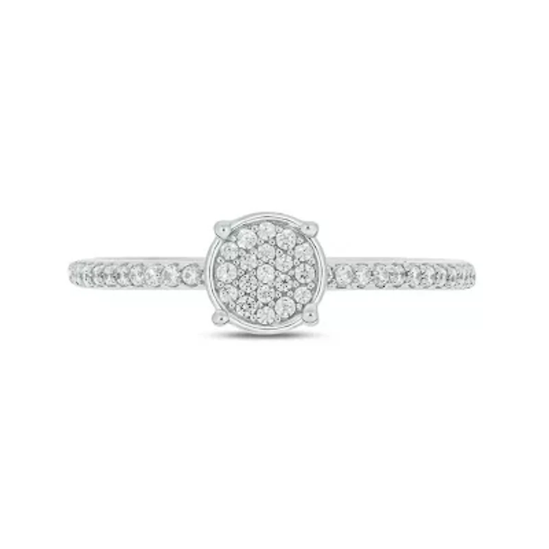 1/5 ct. t.w. Diamond Promise Ring Sterling Silver