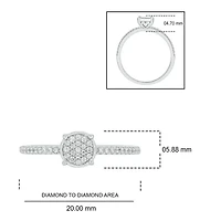 1/5 ct. t.w. Diamond Promise Ring Sterling Silver