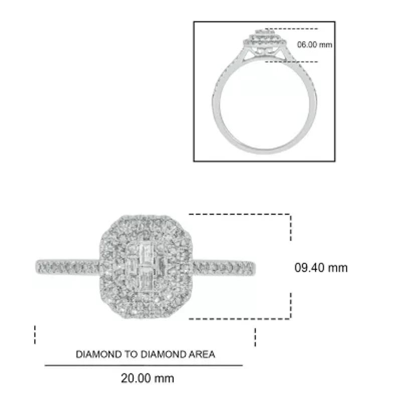 1/3 ct. t.w. Diamond Engagement Ring 10K Gold