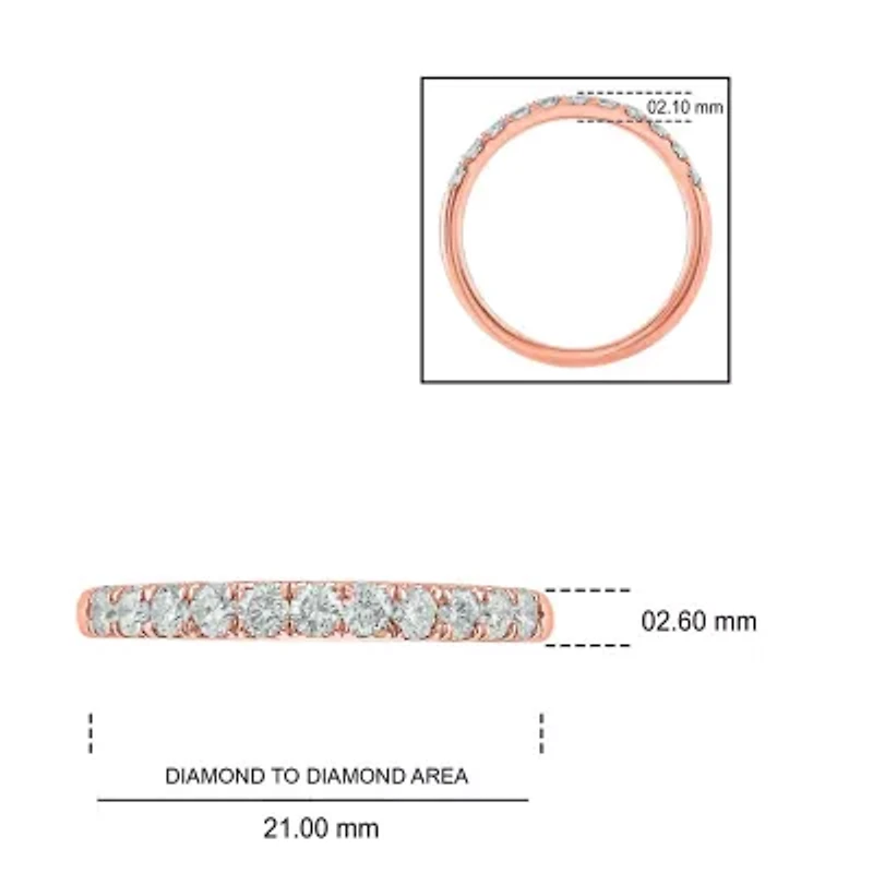 ct. t.w. Diamond Anniversary Band 14K Gold