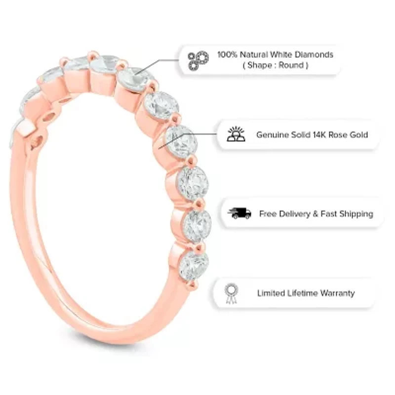 ct. t.w. Diamond Anniversary Band 14K Gold