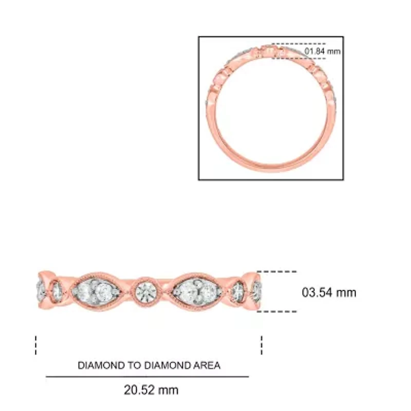 1/ ct. t.w. Diamond Anniversary Band 10K Gold