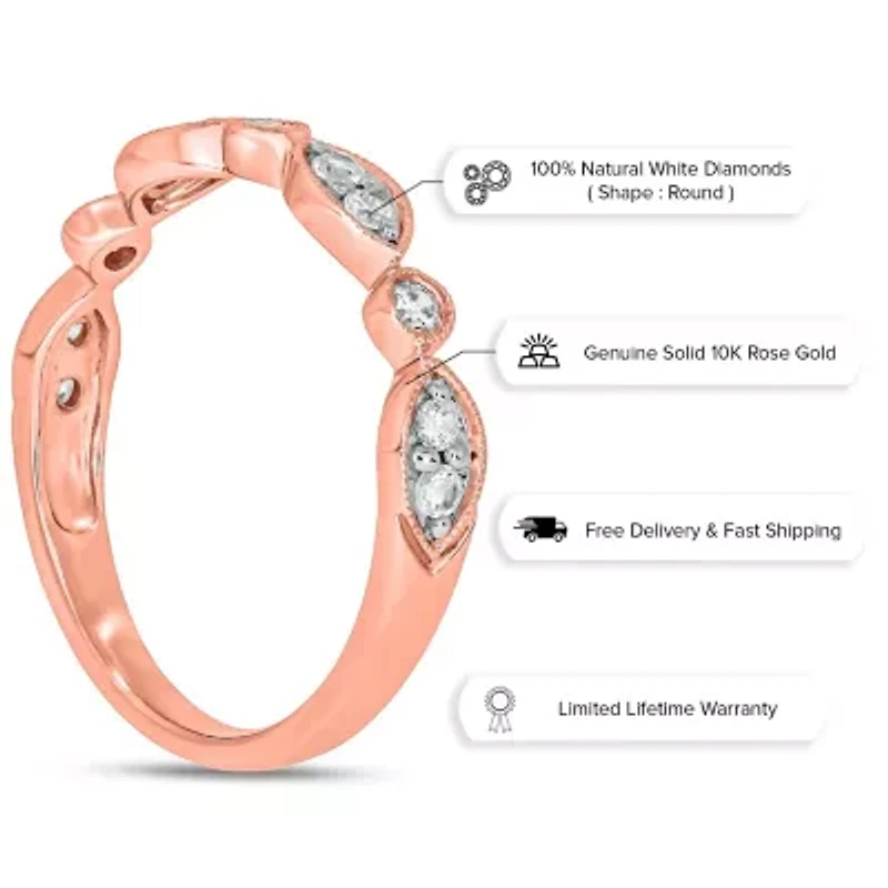 1/ ct. t.w. Diamond Anniversary Band 10K Gold