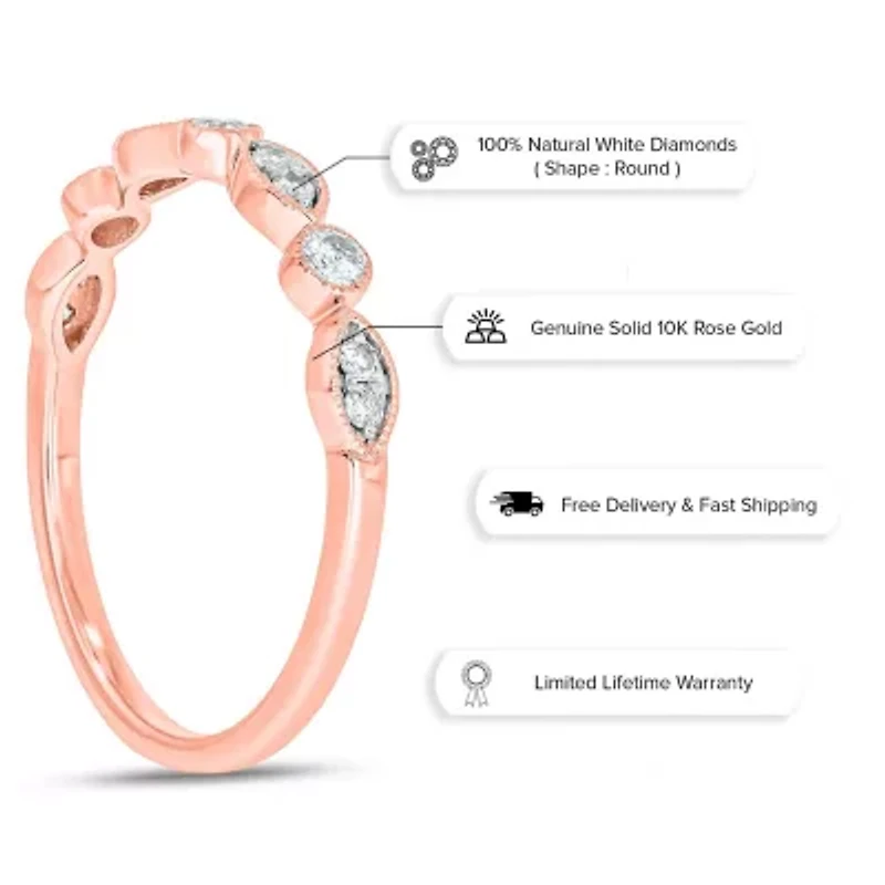 1/5 ct. t.w. Diamond Anniversary Band 10K Gold
