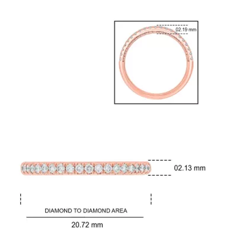 1/ ct. t.w. Diamond Anniversary Band 10K Gold