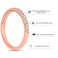 1/ ct. t.w. Diamond Anniversary Band 10K Gold