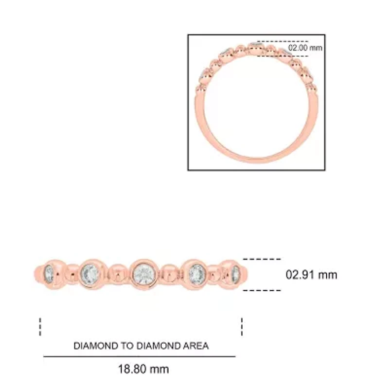 1/ ct. t.w. Diamond Anniversary Band 10K Gold
