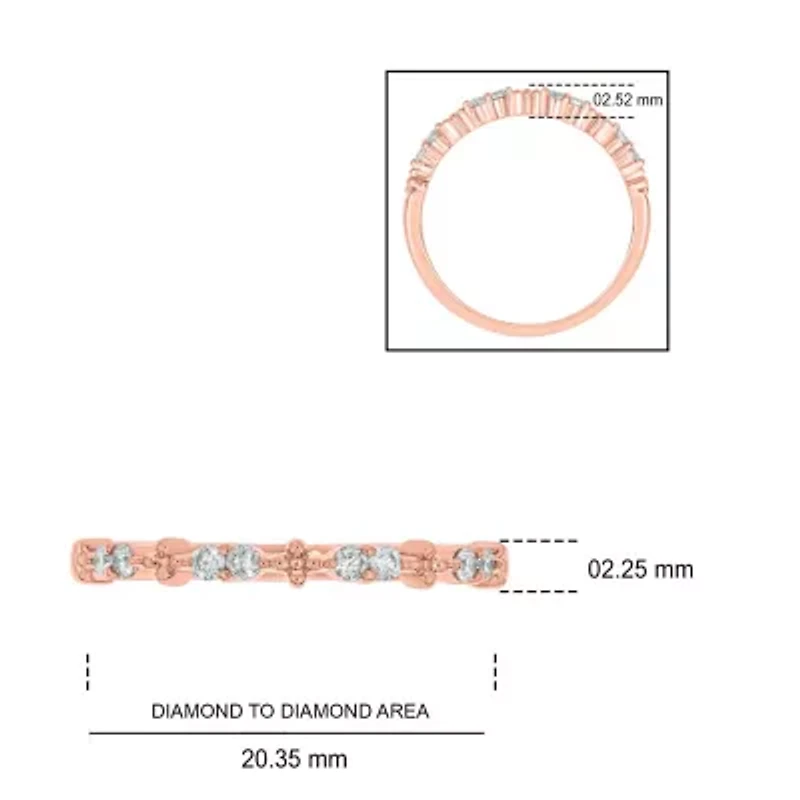 1/6 ct. t.w. Diamond Anniversary Band 10K Gold