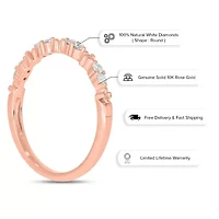 1/6 ct. t.w. Diamond Anniversary Band 10K Gold