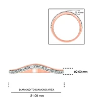 1/6 ct. t.w. Diamond Anniversary Band 10K Gold