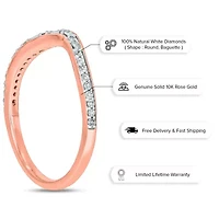 1/6 ct. t.w. Diamond Anniversary Band 10K Gold