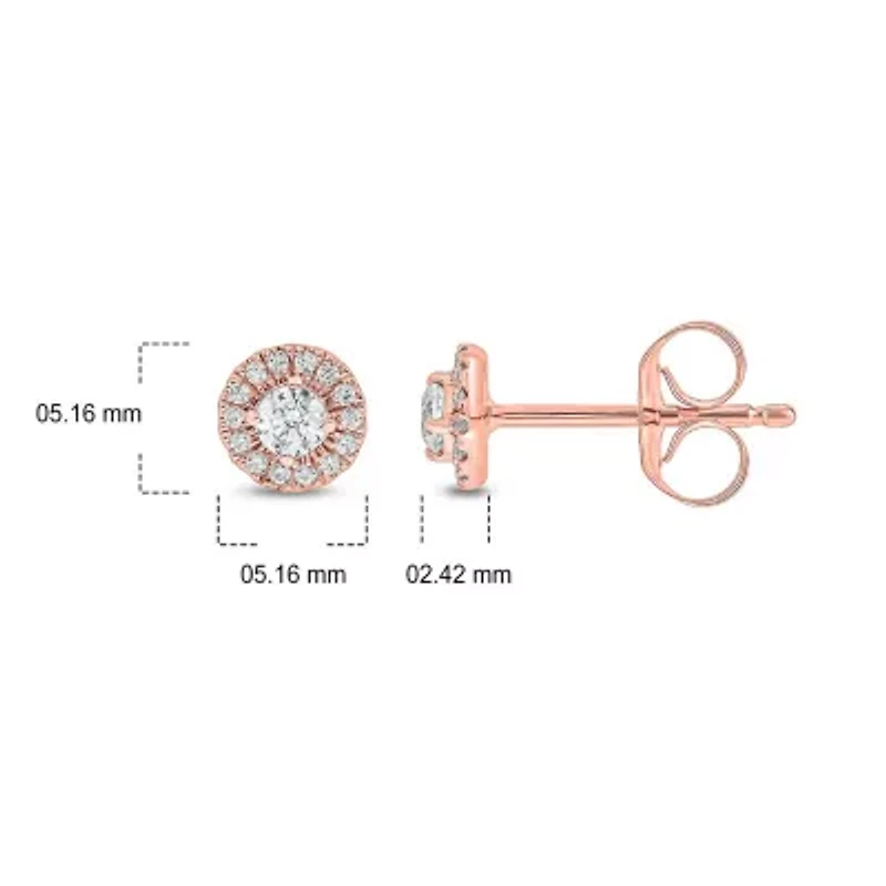 1/ ct. t.w. Diamond Stud Earring 10K Gold