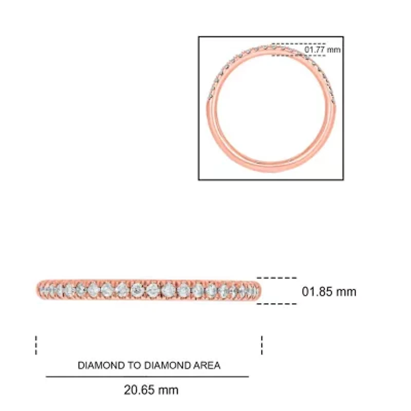 1/5 ct. t.w. Diamond Anniversary Band 10K Gold