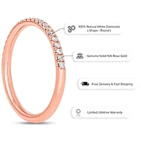 1/5 ct. t.w. Diamond Anniversary Band 10K Gold