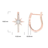 1/5 ct. t.w. Diamond Hoop Earring 10K Gold