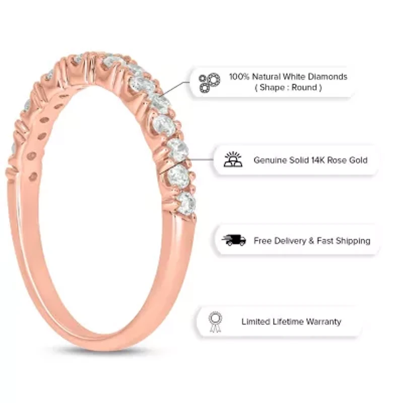ct. t.w. Diamond Anniversary Band 14K Gold