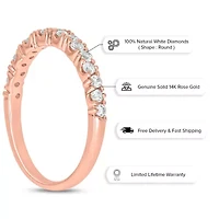 ct. t.w. Diamond Anniversary Band 14K Gold