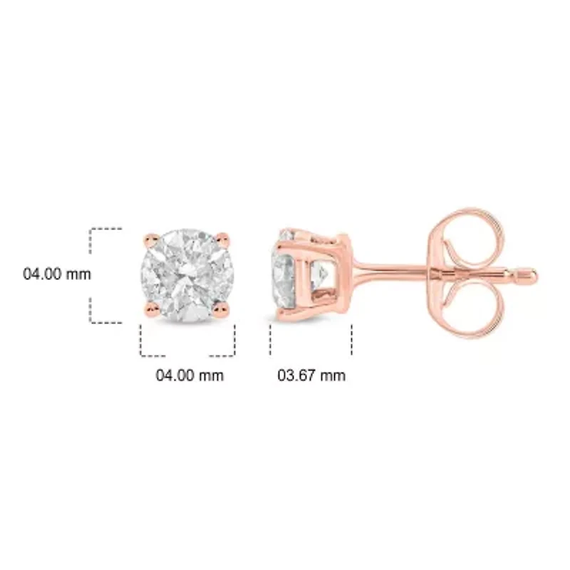 1/2 ct. t.w. Diamond Solitaire Earring 14K Gold